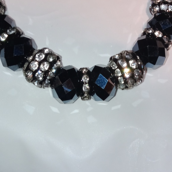 Traci Lynn Blue Shambhala & Rhinestone Necklace! - Picture 3 of 6